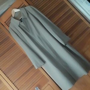 Mens wool is single breasted trench coat
